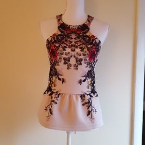 Bebe peplum top